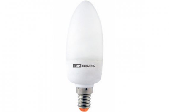 Фотография товара 'Tdm Лампа энергосберегающая КЛЛ-С-9 Вт-4000 К–Е14, SQ0323-0098'