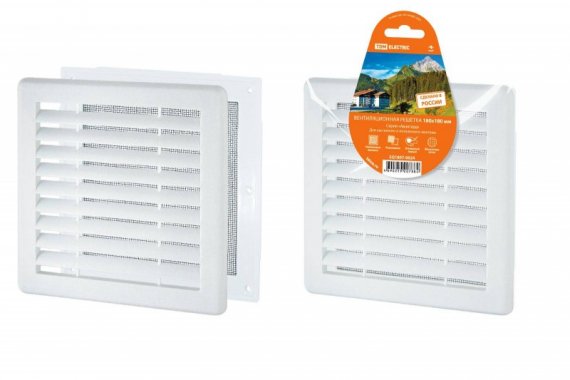 Фотография товара 'Tdm Решетка разъемная с москитной сеткой, 180х180 SQ1807-0024'