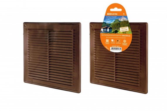 Фотография товара 'Tdm Решетка разъемная с москитной сеткой, 208х208 "ЭКО" SQ1807-0079'