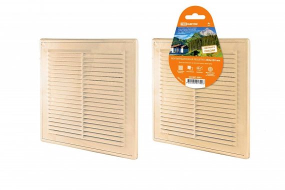 Фотография товара 'Tdm Решетка разъемная с москитной сеткой, 250х250 "ЭКО" SQ1807-0081'