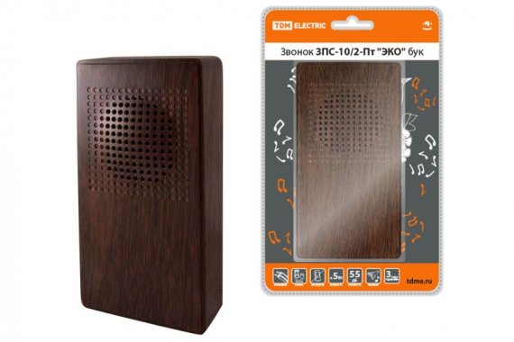 Фотография товара 'Tdm Звонок проводной ЗПС-10/2-Пт "ЭКО" ("птичка", без кнопки, AC 230V) SQ1901-0027'