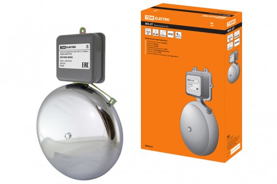 Фотография товара 'Tdm Звонок громкого боя МЗ-2Т-250мм 85дБ 220В SQ1903-0004'