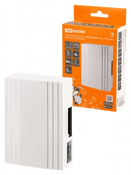 Фотография товара 'Tdm Звонок ЗПС-10/2-ЭМ, SQ1901-0046'