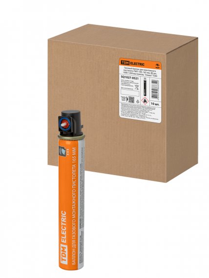 Фотография товара 'Tdm SQ1027-0521 Газовый баллон для монтажного пистолета ГМП-100, 165 мм, 80 мл'