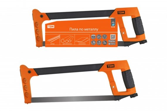 Фотография товара 'Tdm Пила по металлу , алюминиевая рукоятка, наклон 90 и 55 градусов, "Алмаз" SQ1035-0101'