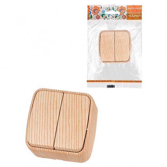 Фотография товара 'Tdm SQ1824-0052 Выключатель 2-кл. открытой установки IP20 10А'