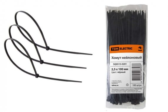 Фотография товара 'Tdm Хомут 7,6х500мм нейлон SQ0515-0239'