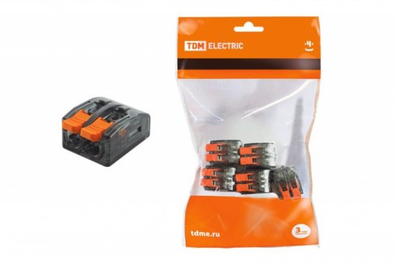 Фотография товара 'Tdm Соединительная клемма СК-612 (2,5мм2) SQ0527-0031'