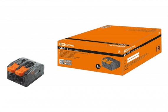 Фотография товара 'Tdm Соединительная клемма СК-612 (2,5мм2) SQ0527-0021'