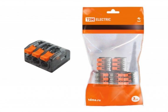 Фотография товара 'Tdm Соединительная клемма СК-613 (2,5мм2) SQ0527-0032'