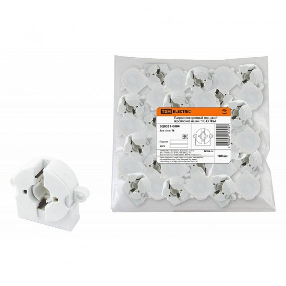 Фотография товара 'Tdm SQ0351-0004 Патрон поворотный торцевой (крепление на винт) G13'