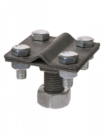 Фотография товара 'Tdm Зажим прута с болтовым креплением к муфте 4-х болтовой, прут ?6-10 мм, М16, термодиффузия, SQ2401-0042'