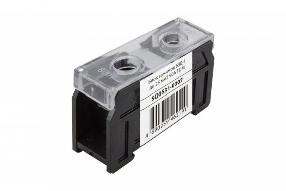 Фотография товара 'Tdm Блок зажимов БЗД-1 до 25 мм2 90A SQ0531-0307'