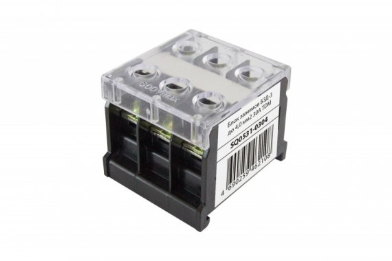 Фотография товара 'Tdm Блок зажимов БЗД-3 до 4,0 мм2 30A SQ0531-0304'