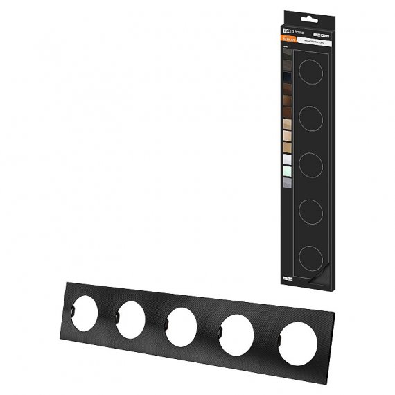 Фотография товара 'Tdm SQ1819-0259 Рамка пятипостовая агат, алюминий, текстурированный, "Байкал"'