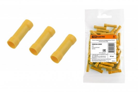 Фотография товара 'Tdm Гильза соединительная изолированная ГСИ 6,0 SQ0546-0009'