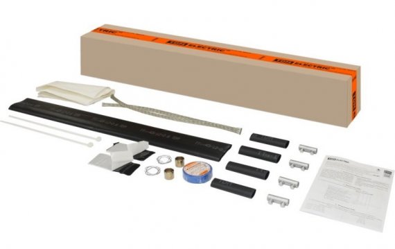 Фотография товара 'Tdm Муфта кабельная термоусаживаемая соединительная 150-240 кв.мм, 1кВ, ПВХ/СПЭ с броней, с соединителями 4ПСтБ1-150/240-Б SQ0557-4008'