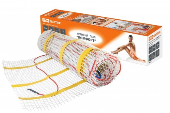 Фотография товара 'Tdm Мат нагревательный "Комфорт" МН двухжильный, 150 Вт SQ2501-0001'