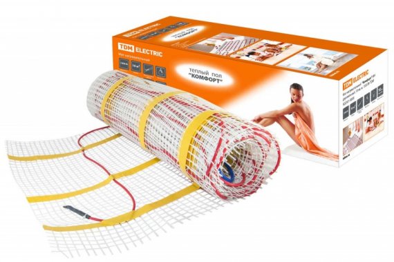 Фотография товара 'Tdm Мат нагревательный "Комфорт" МН двухжильный, 1500 Вт SQ2501-0008'