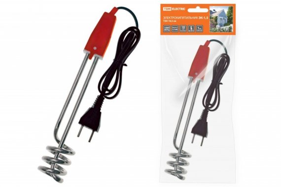 Фотография товара 'Tdm Электрокипятильник ЭК-1,5; 230 В, 1,5 кВт, ТЭН SQ2505-0003'