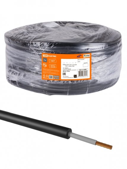 Фотография товара 'Tdm SQ0110-0181 Кабель КГТП-ХЛ 1х25-0,66 - 2 ГОСТ'