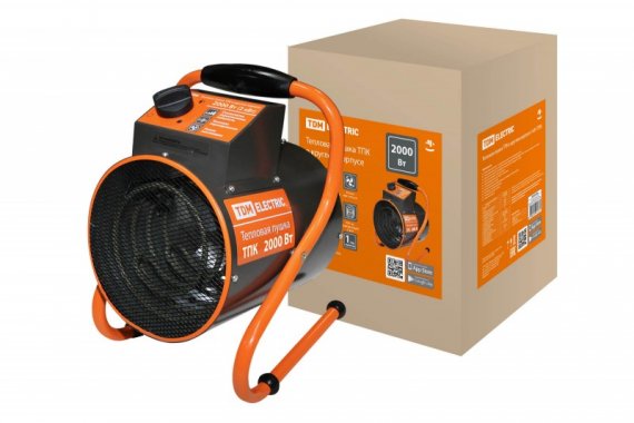 Фотография товара 'Tdm Тепловая пушка ТПК в круглом корпусе 2 кВт SQ2520-0001'