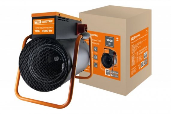 Фотография товара 'Tdm Тепловая пушка ТПК в круглом корпусе 9 кВт SQ2520-0004'