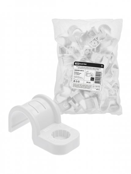 Фотография товара 'Tdm SQ0405-6012 Крепеж-скоба для трубы 20 мм односторонняя'