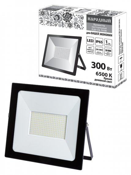 Фотография товара 'Tdm Прожектор светодиодный СДО-04-300Н 300 Вт, 6500 К, IP65, SQ0336-0287'