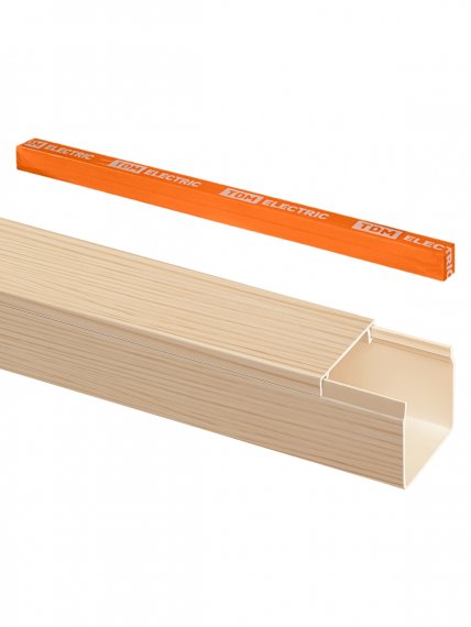 Фотография товара 'Tdm SQ0402-4306 Кабель-канал 25х25 (4 шт по 1 м) "ЭКО" 3D'