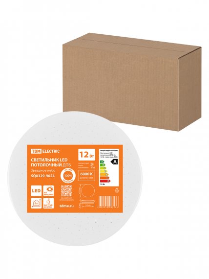 Фотография товара 'Tdm SQ0329-9024 Светильник LED потолочный ДПБ 02, 12 Вт, 6000 К'