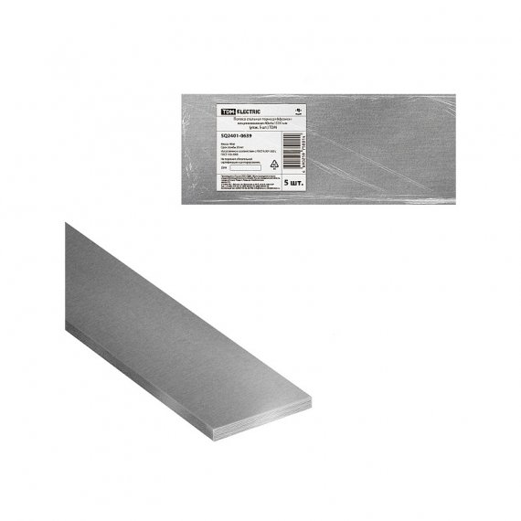 Фотография товара 'Tdm SQ2401-0639 Полоса стальная термодиффузионная 40х4х1500 мм'