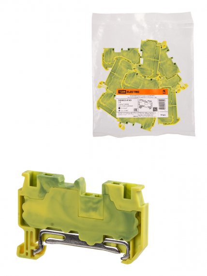 Фотография товара 'Tdm Зажим клеммный безвинтовой ЗКБ PEN быстрого зажима 2,5 мм2, SQ0822-0163'