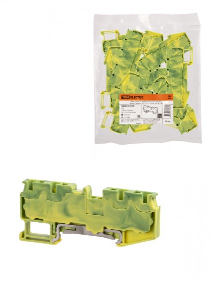 Фотография товара 'Tdm Зажим клеммный безвинтовой ЗКБ PEN быстрого зажима 4 вывода 4 мм2, SQ0822-0170'