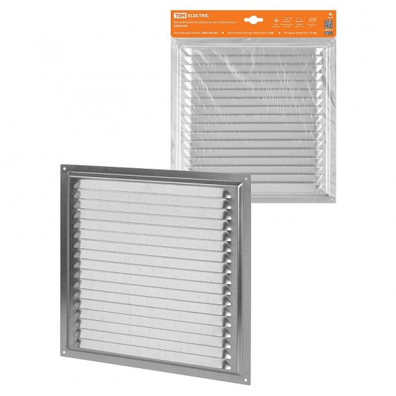 Фотография товара 'Tdm SQ1807-0716 Решетка металл. 300х300'