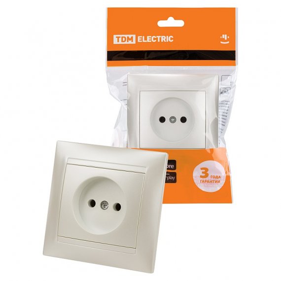 Фотография товара 'Tdm SQ1815-0822 Розетка 2П 10А 250В'