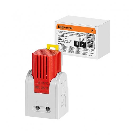 Фотография товара 'Tdm SQ0832-0051 Термостат с фиксированной уставкой ТФУ-002 NC'