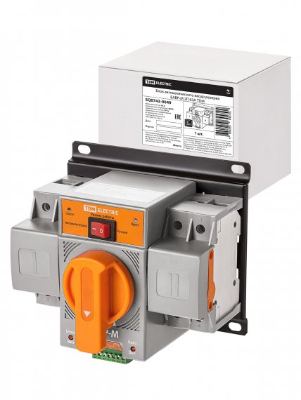 Фотография товара 'Tdm Блок автоматического ввода резерва БАВР-М 2П 63А, SQ0743-0049'