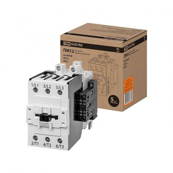 Фотография товара 'Tdm SQ0714-0055 Пускатель электромагнитный ПМ12-063151 У3В 230B 2з+2р'