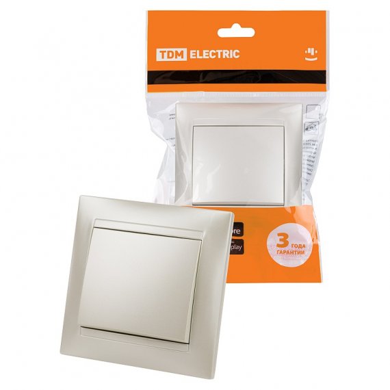 Фотография товара 'Tdm SQ1815-0801 Выключатель 1 кл. 10А'