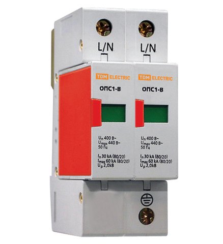 Фотография товара 'Tdm Разрядник ОПС1-B 2Р SQ0201-0002'