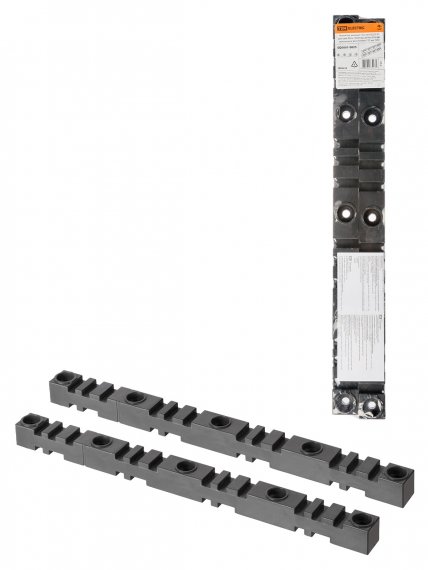 Фотография товара 'Tdm Изолятор шинный плоский ИШП 4П для шин 10 и 10/20 мм, длина 458 мм межшинное расстояние 115 мм, SQ0807-0025'