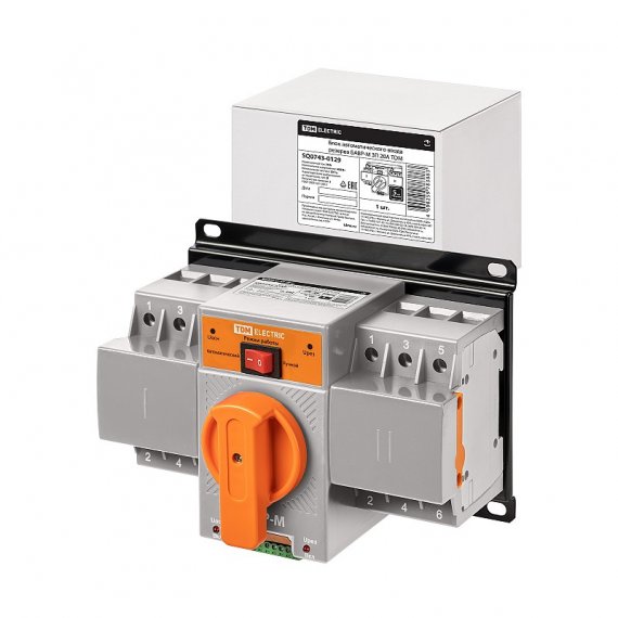 Фотография товара 'Tdm SQ0743-0129 Блок автоматического ввода резерва БАВР-М 3П 20А'