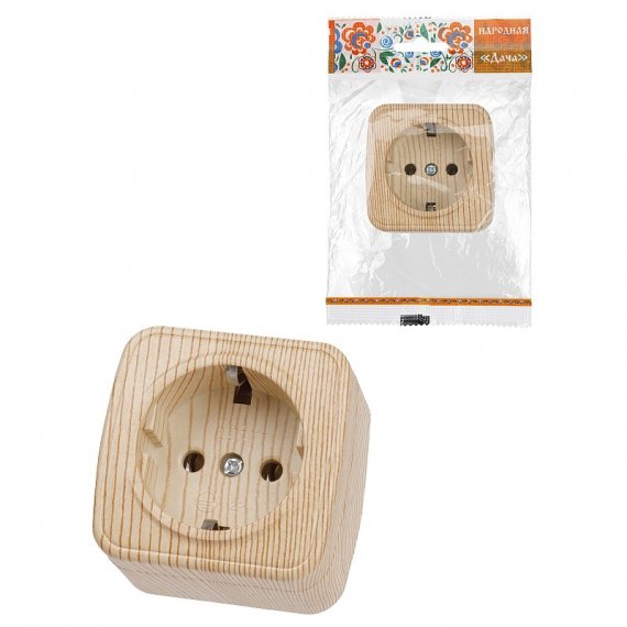 Фотография товара 'Tdm SQ1824-0038 Розетка 2П+З открытой установки IP20 16А'