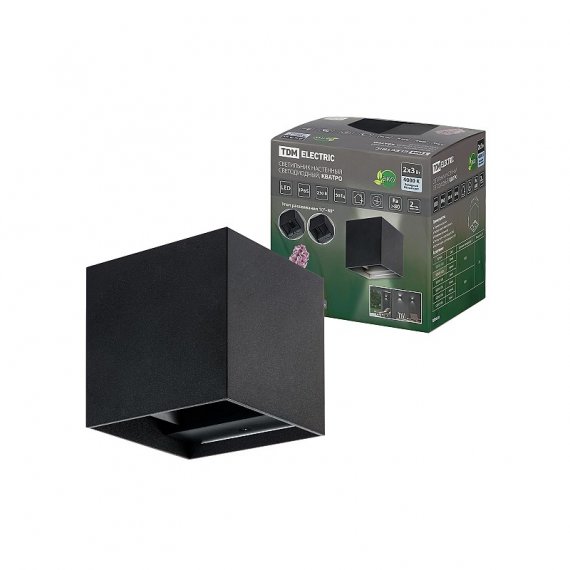 Фотография товара 'Tdm SQ0345-1029 Светильник настенный LED, Кватро, 2х3 Вт, 4000 К, Н100 мм'