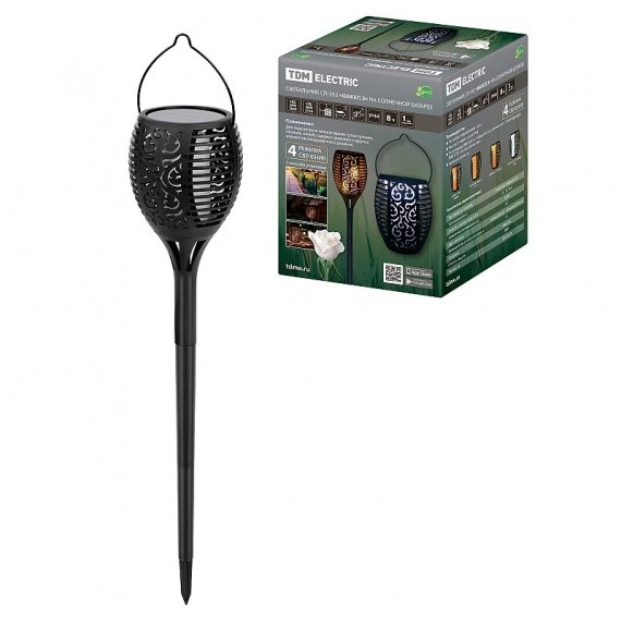 Фотография товара 'Tdm SQ0330-0178 Светильник СП-351 "Факел 2" на солнечной батарее, 12х12х79 см'