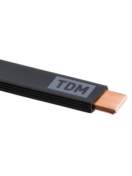 Фотография товара 'Tdm Шина медная гибкая изолированная ШМГ 3х(20х1), 2м, SQ0841-0003'