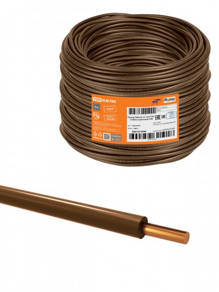 Фотография товара 'Tdm SQ0124-0260 Провод ПуВнг(А)-LS 1х0,5 ГОСТ (1500м)'