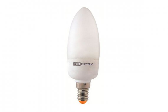 Фотография товара 'Tdm Лампа энергосберегающая КЛЛ-СW-9 Вт-2700 К–Е14, SQ0323-0117'