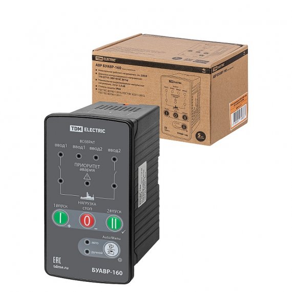 Фотография товара 'Tdm SQ0743-0111 Блок управления АВР БУАВР-160/2Л-1Н 3Ф+N/1+N'